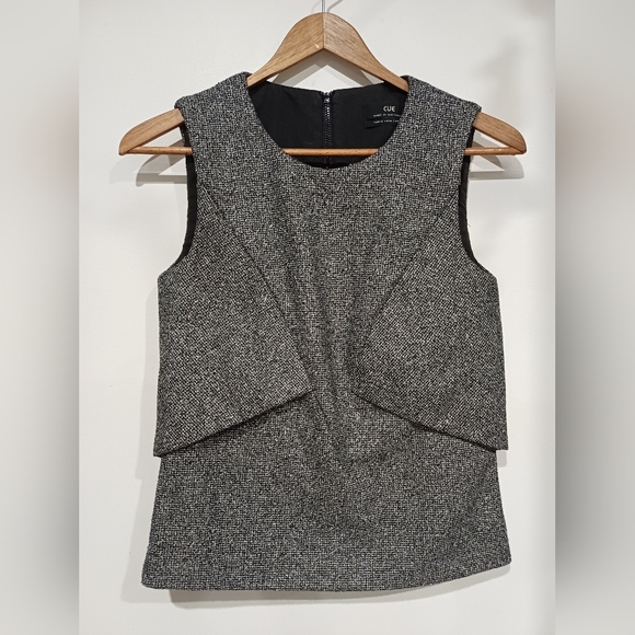 Cue Tops - Cue 6 black and white professional top